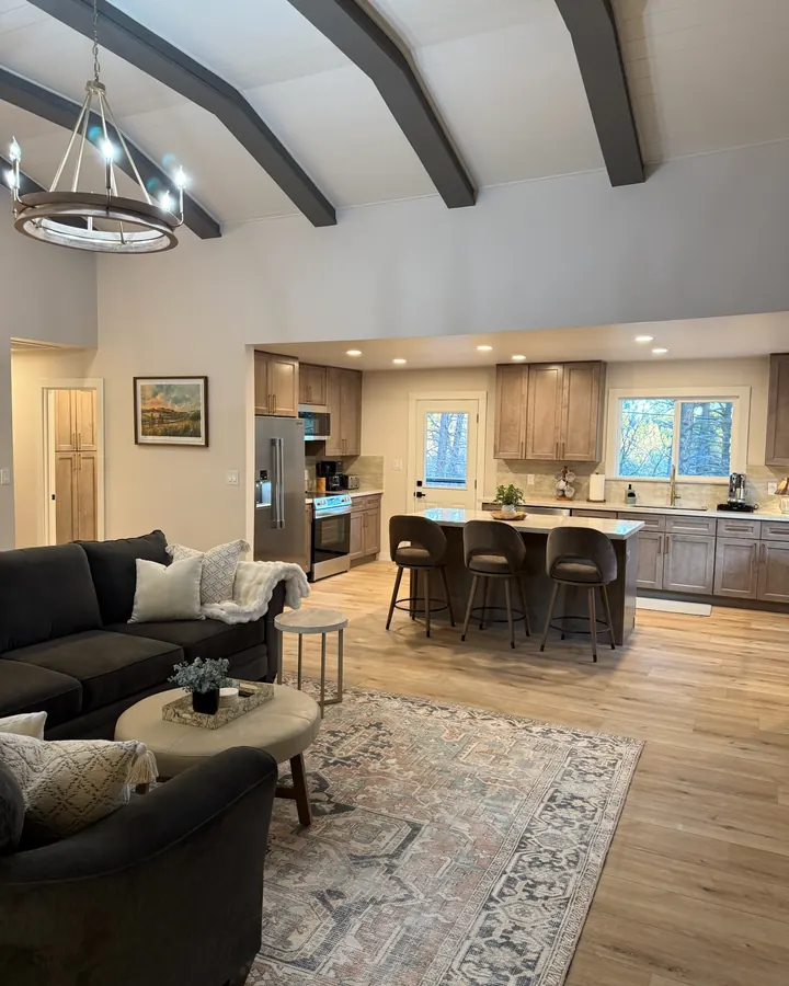 Open kitchen and great room remodel