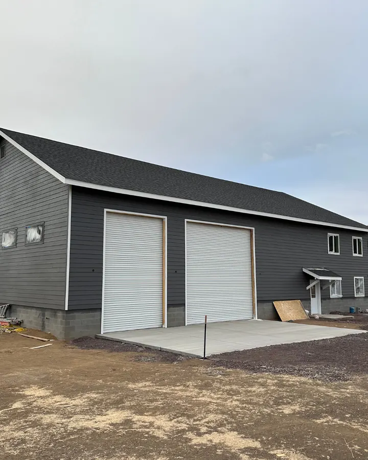 New two-bay shop build